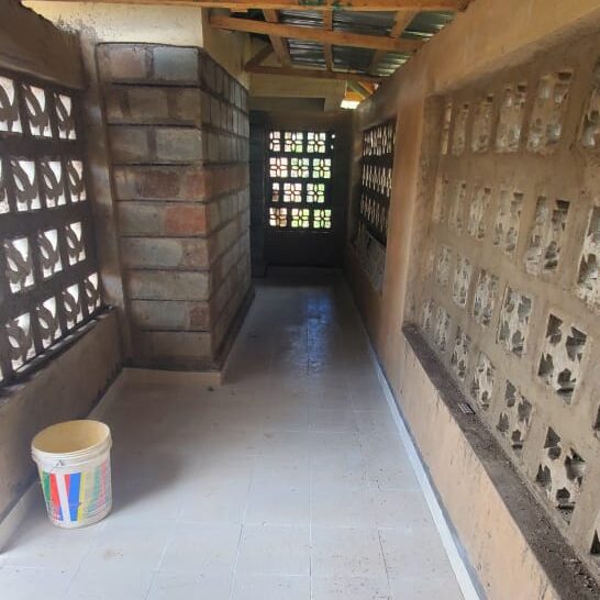 Ongoing School toilet project progress